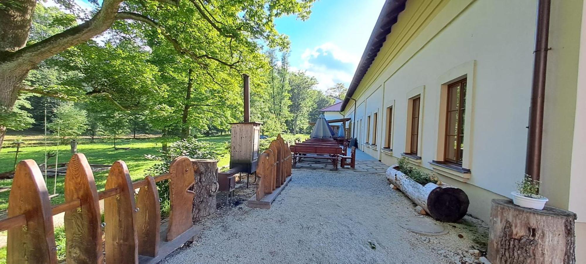 Pivovar A Penzion Grasel Český Rudolec Extérieur photo