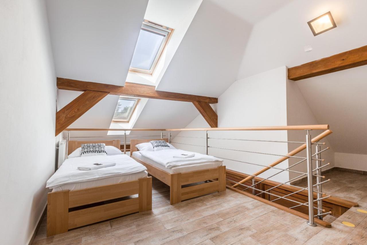 Pivovar A Penzion Grasel Český Rudolec Extérieur photo